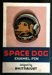 Space Dog Enamel Pin