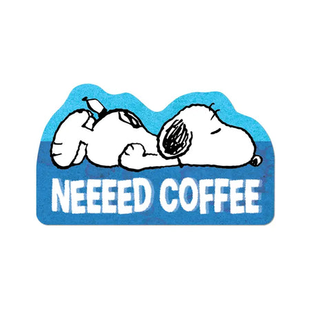 Need Coffee Snoopy Sticker