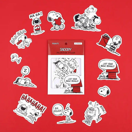 6 Sticker Pack Snoopy