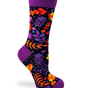 Autumn Floral Women's Crew Socks