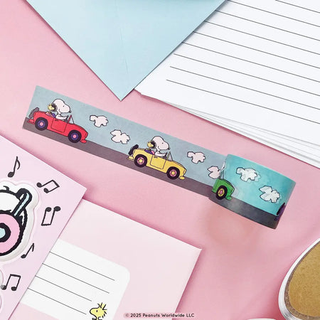 Snoopy on the Road Washi Tape
