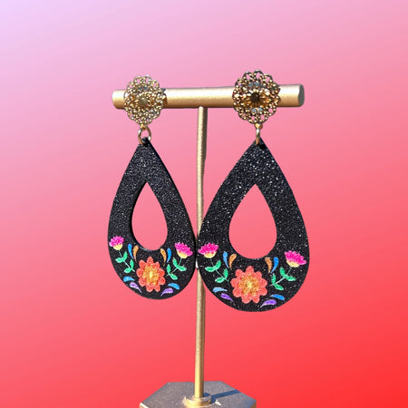 Otomi Teardrop Dangle Earrings