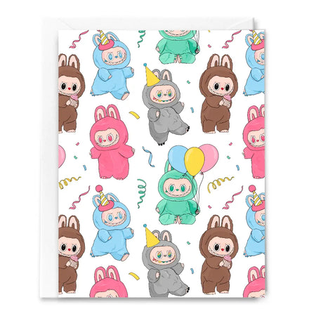 Big Into Party Energy, Labubu, Lafufu, Card