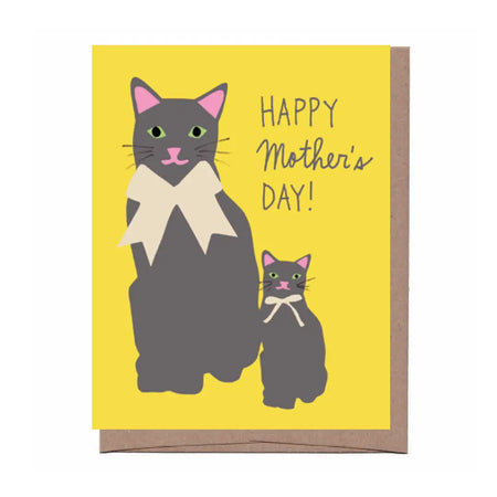 Cat & Kitten Mothers Day Card