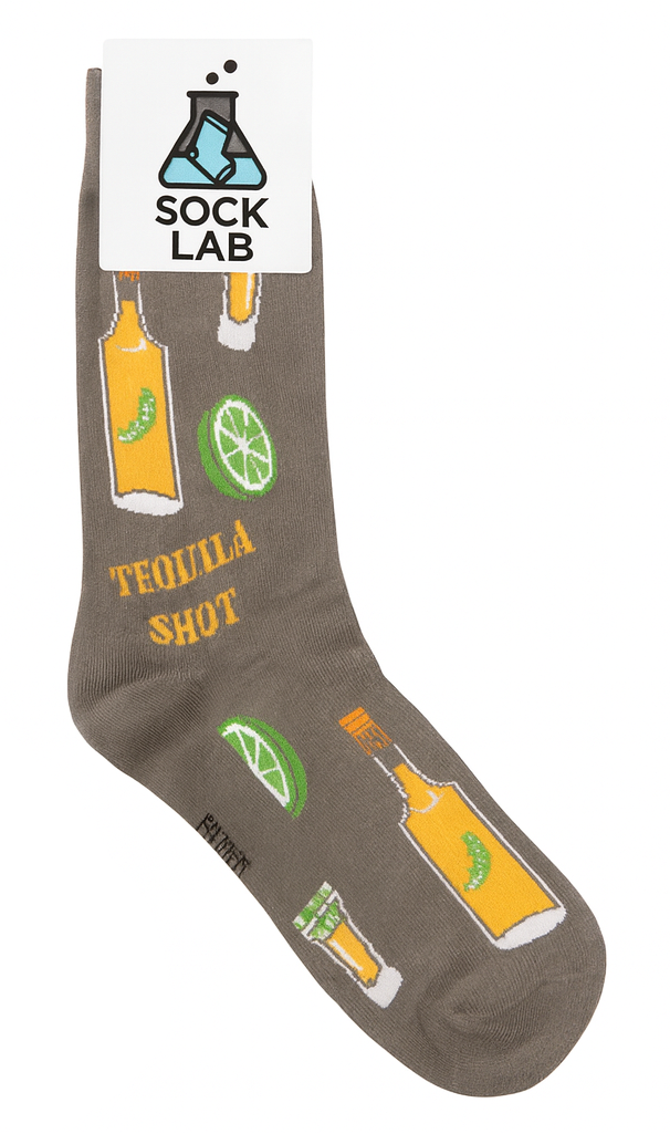 Tequila Shot Mens Crew Sock