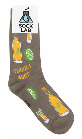 Tequila Shot Mens Crew Sock