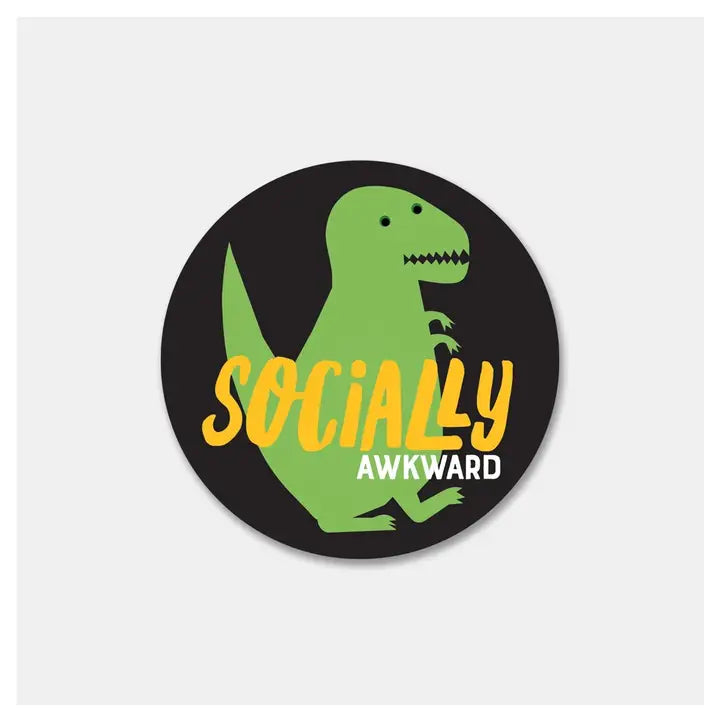 Socially Awkward Trex Sticker