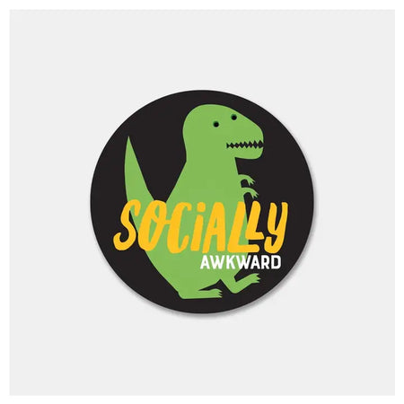 Socially Awkward Trex Sticker