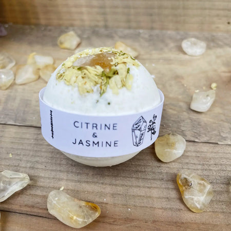 Citrine and Jazmine Bath Bombs