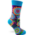 Funky Floral Women's Crew Socks