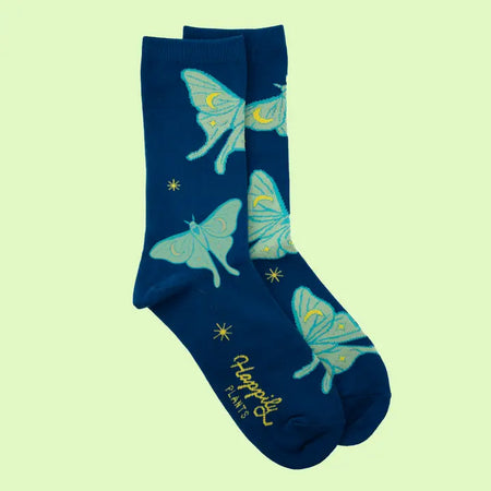 Luna Moth Socks