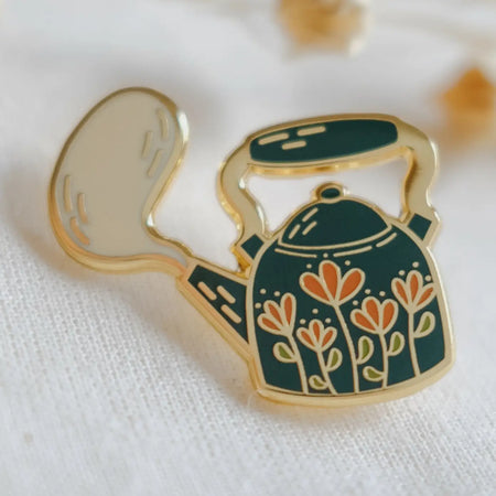 Tea Kettle Enamel Pin