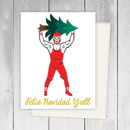Feliz Navidad Y'all Holiday Card