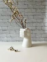 Tall Hand Flower Vase