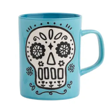 Calavera Embossed Ceramic Mug