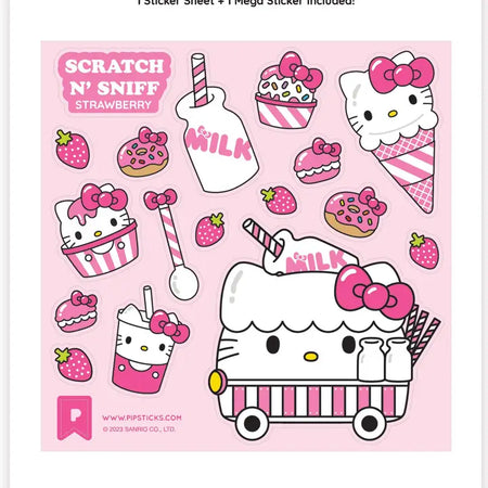 Hello Kitty Ice Cream Sticker Sheet