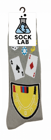Gambling Mens Crew Sock