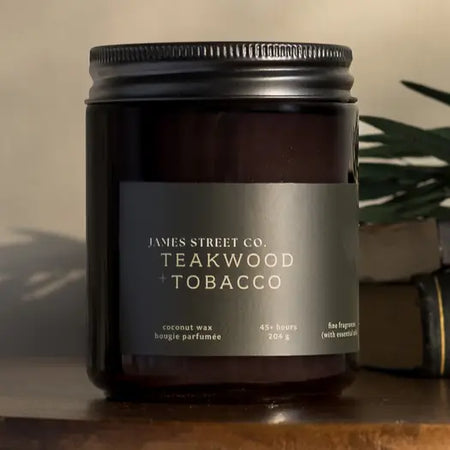 Teakwood + Tobacco Candle