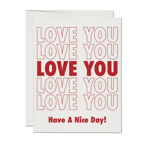 Grocery Bag Love Greeting Card