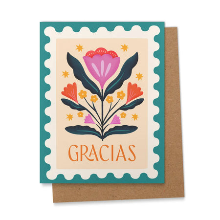Gracias Flower Greeting Card