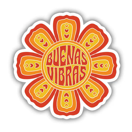 Buenas Vibras Retro Mexican Sticker