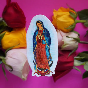 Virgen De Guadalupe Mexican Vinyl Sticker