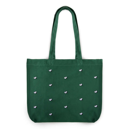 Snoopy Embroidered Tote Bag (Forest)