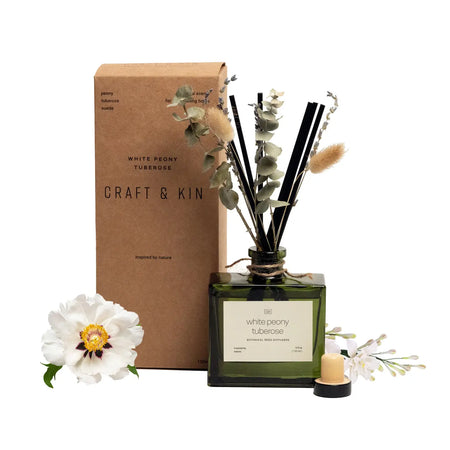 White Peony Tuberose Reed Diffuser