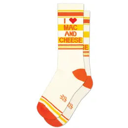 I ❤️ Mac N Cheese Crew Socks