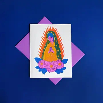 Our Lady of Guadalupe Risograph Card