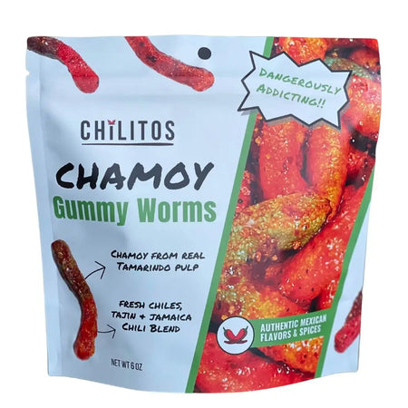 Sour Gummy Worms Chamoy Candy