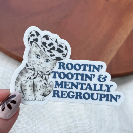 Cowboy Cat Sticker