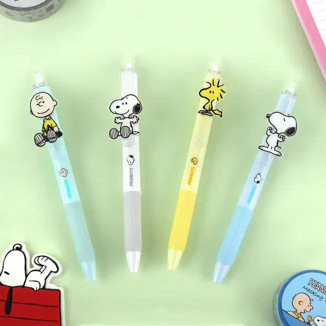 Peanuts Chracters 0.5mm Black Ballpoint Pen