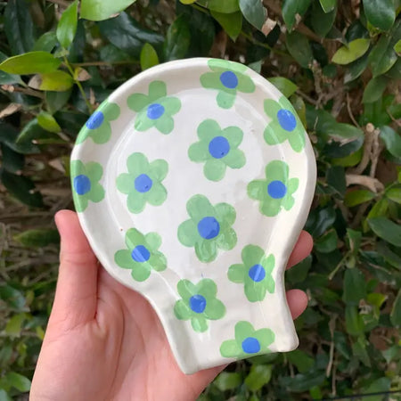 Daisy Ceramic Spoon Rest