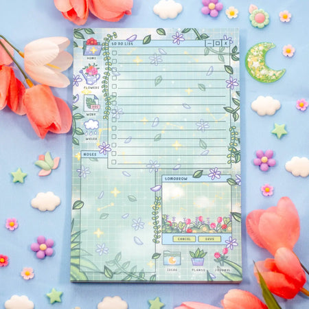 Botanical Bliss Daily Planner Pad