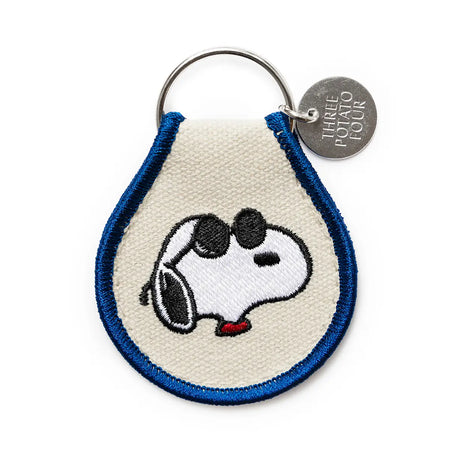 Snoopy Joe Cool Patch Keychain