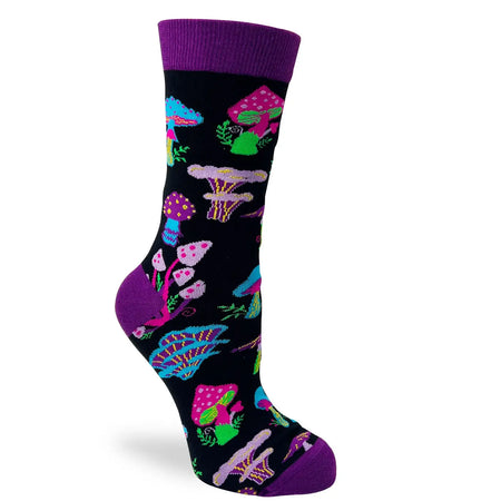 Trippy Mushrooms Women's Crew Socks