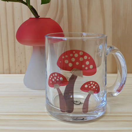 Magic Mushrooms Glass Mug