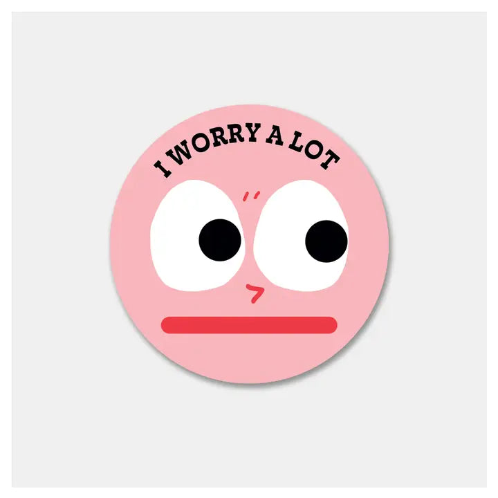 I worry alot sticker