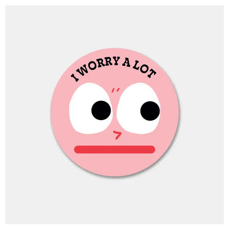 I worry alot sticker