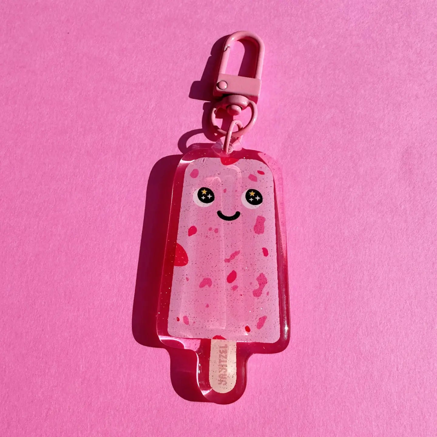 Paleta De Fresita Keychain