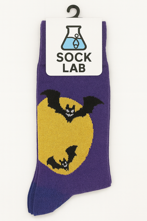 Moonlight Bats Mens Crew Sock