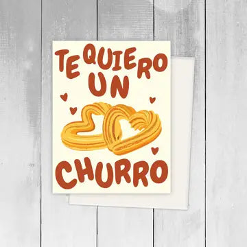 Love You Lots Churro Greeting Card
