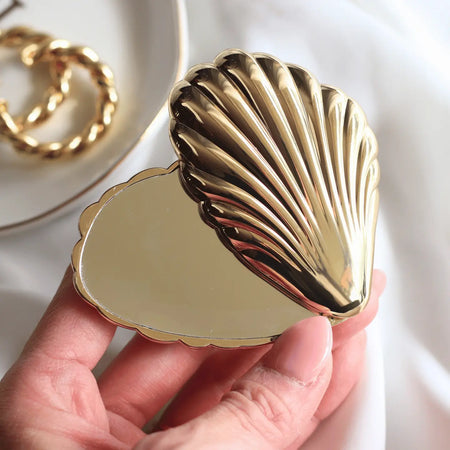 Seashell Compact Mirror