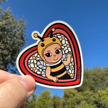 Bee Baby Kewpie Sticker