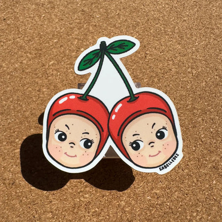 Cherry Babies Sticker