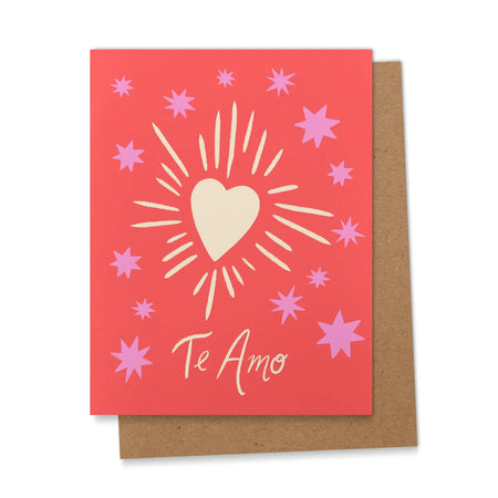 Te Amo Valentine's Day Greeting Card