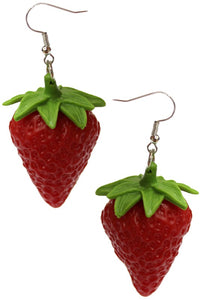 Strawberry Drop Earrings