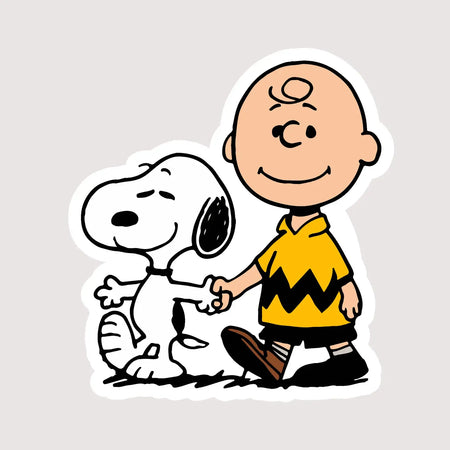 Snoopy & Charlie Brown Sticker