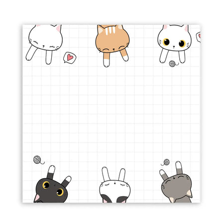 Playful Cats Sticky Notes